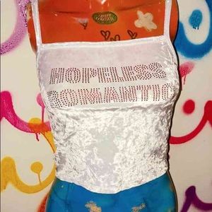 Hopeless Romantic Crop Tank SMALL / Medium OMIGHTY
